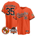 Crovyle B.Orioles #35 Adley Rutschman Orange 30th Anniversary of 2131 Home Game Stitched Jerseys