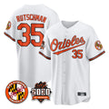 Crovyle B.Orioles #35 Adley Rutschman White 30th Anniversary of 2131 Home Game Stitched Jerseys