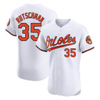 Crovyle B.Orioles #35 Adley Rutschman White Limited Elite Home Game Stitched Jerseys