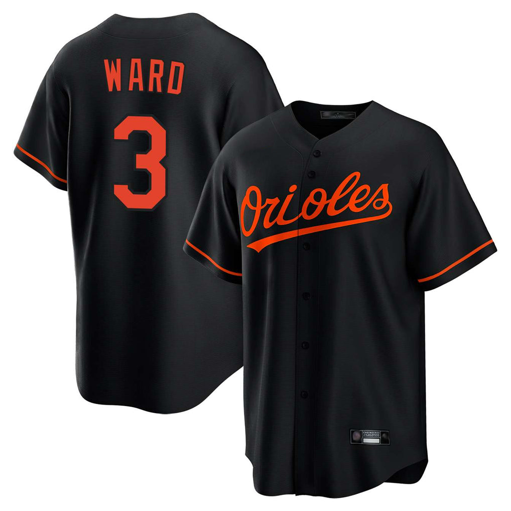 Crovyle B.Orioles #3 Taylor Ward Player Black Home Game Stitched Jerseys