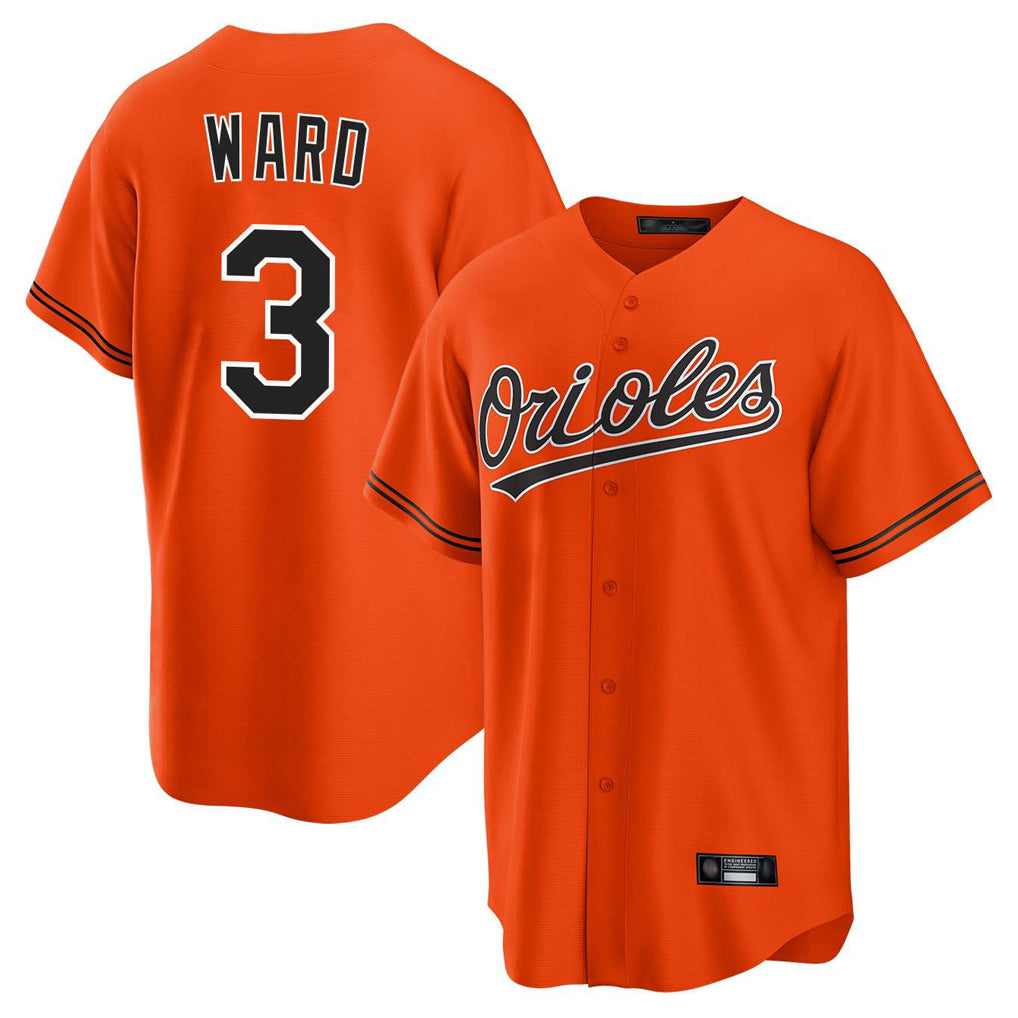 Crovyle B.Orioles #3 Taylor Ward Player Orange Home Game Stitched Jerseys