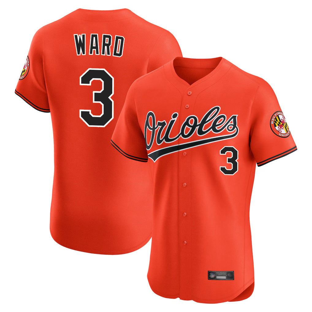 Crovyle B.Orioles #3 Taylor Ward Player Orange Limited Elite Home Game Stitched Jerseys