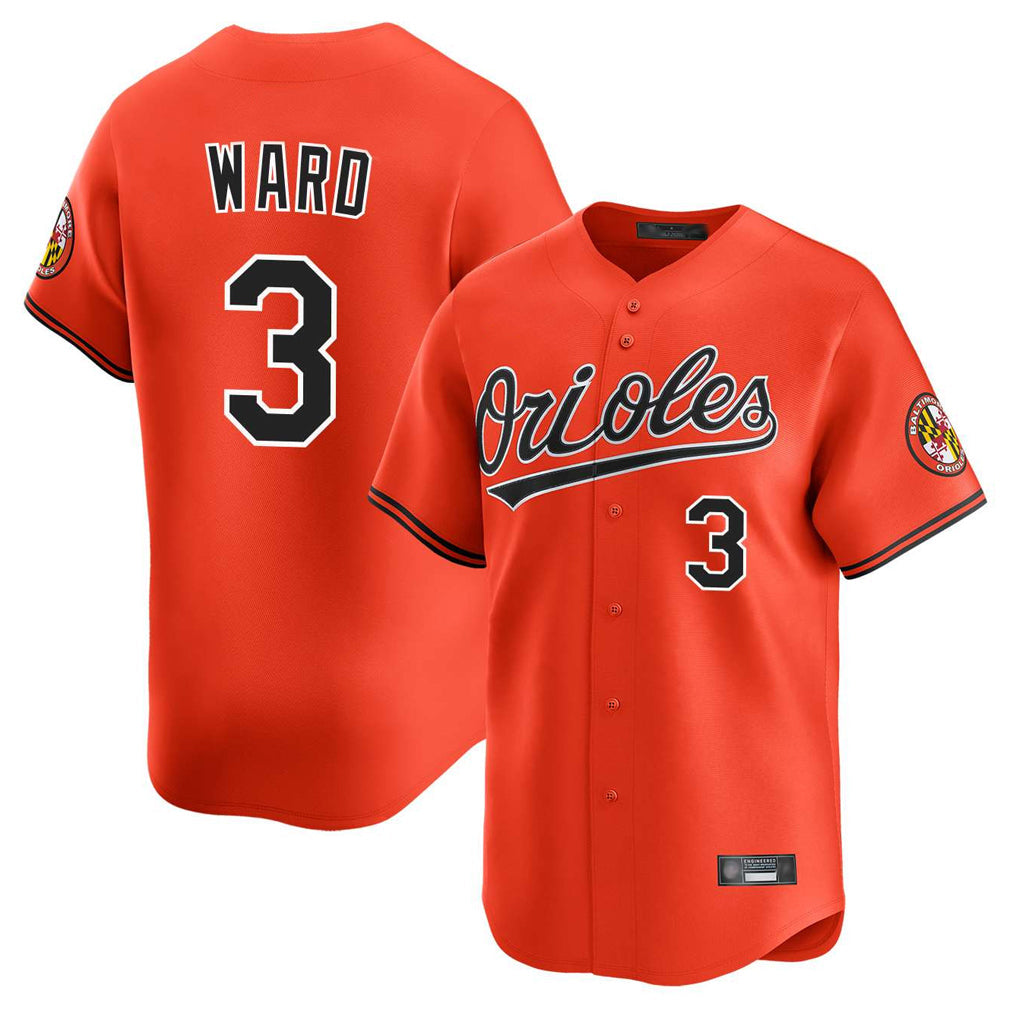 Crovyle B.Orioles #3 Taylor Ward Player Orange Limited Home Game Stitched Jerseys