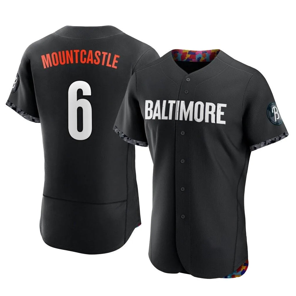 Crovyle B.Orioles #6 Ryan Mountcastle Player Black City Connect Limited Elite Home Game Stitched Jerseys
