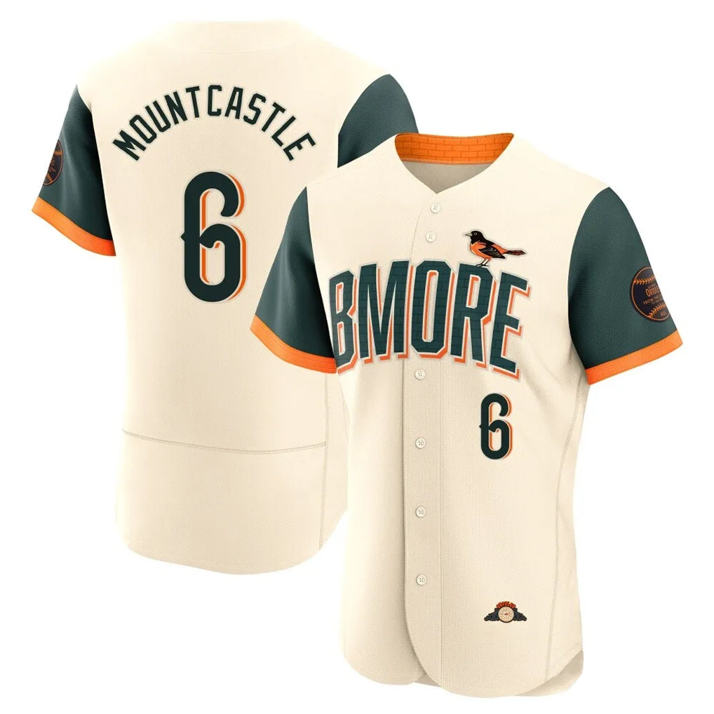 Crovyle B.Orioles #6 Ryan Mountcastle Player Cream 2026 City Connect Limited Elite Home Game Stitched Jerseys