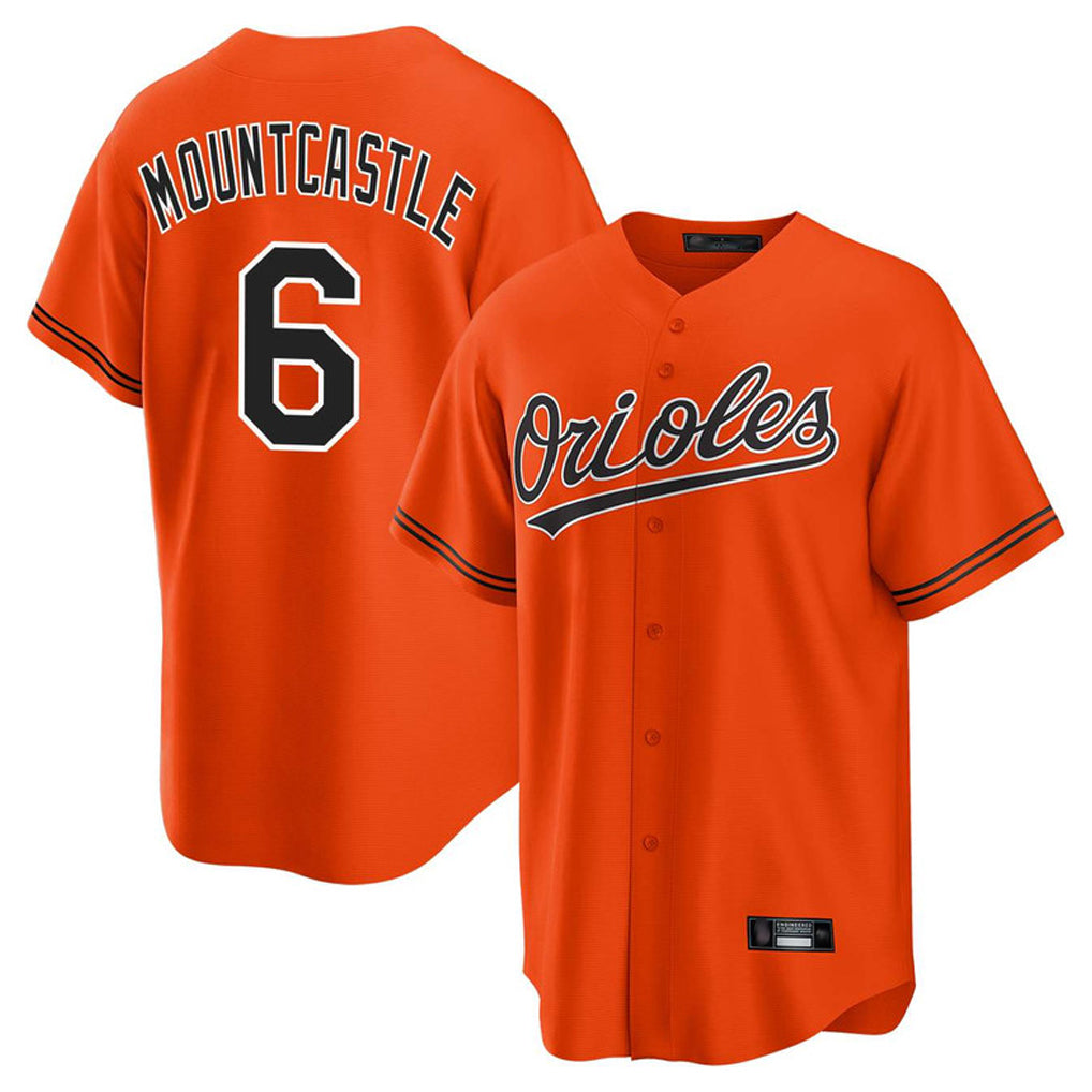 Crovyle B.Orioles #6 Ryan Mountcastle Player Orange Home Game Stitched Jerseys