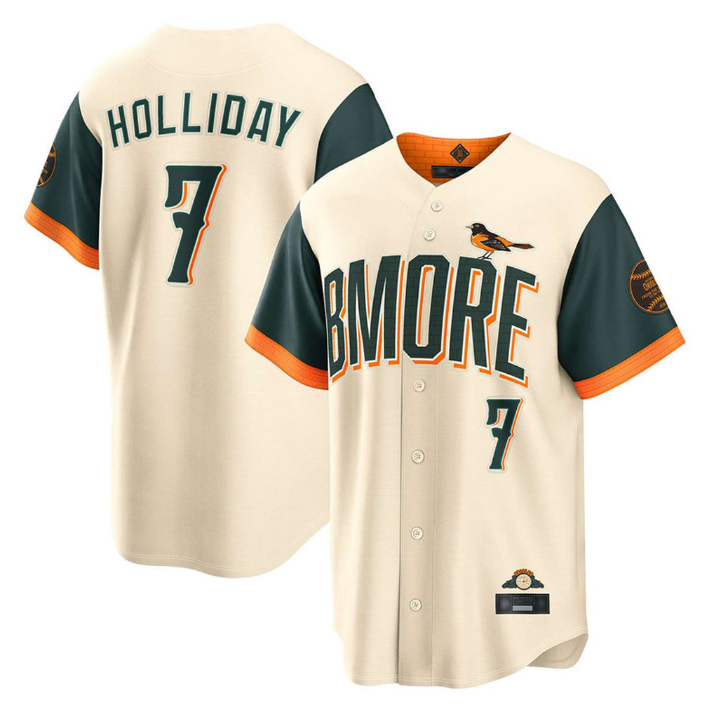 Crovyle B.Orioles #7 Jackson Holliday Player Cream 2026 City Connect Home Game Stitched Jerseys