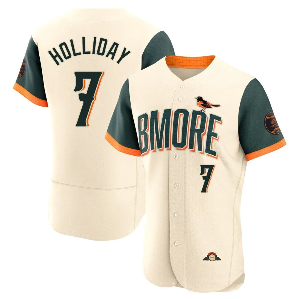Crovyle B.Orioles #7 Jackson Holliday Player Cream 2026 City Connect Limited Elite Home Game Stitched Jerseys