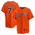Crovyle B.Orioles #7 Jackson Holliday Player Orange Home Game Stitched Jerseys