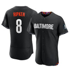 Crovyle B.Orioles #8 Cal Ripken Player Black City Connect Limited Elite Home Game Stitched Jerseys