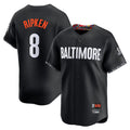 Crovyle B.Orioles #8 Cal Ripken Player Black City Connect Limited Home Game Stitched Jerseys