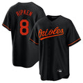 Crovyle B.Orioles #8 Cal Ripken Player Black Home Game Stitched Jerseys