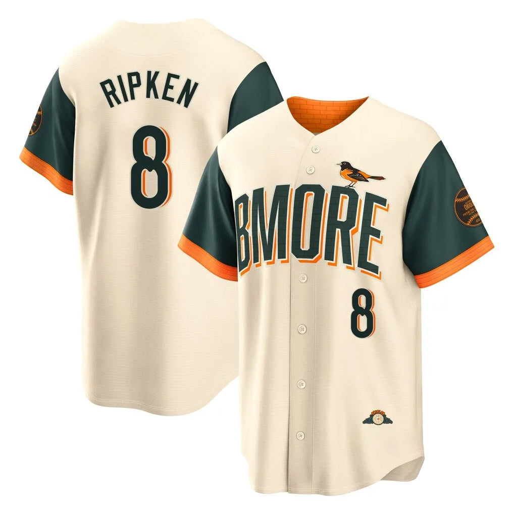 Crovyle B.Orioles #8 Cal Ripken Player Cream 2026 City Connect Home Game Stitched Jerseys