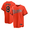 Crovyle B.Orioles #8 Cal Ripken Player Orange Home Game Stitched Jerseys