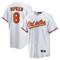 Crovyle B.Orioles #8 Cal Ripken Player White Home Game Stitched Jerseys