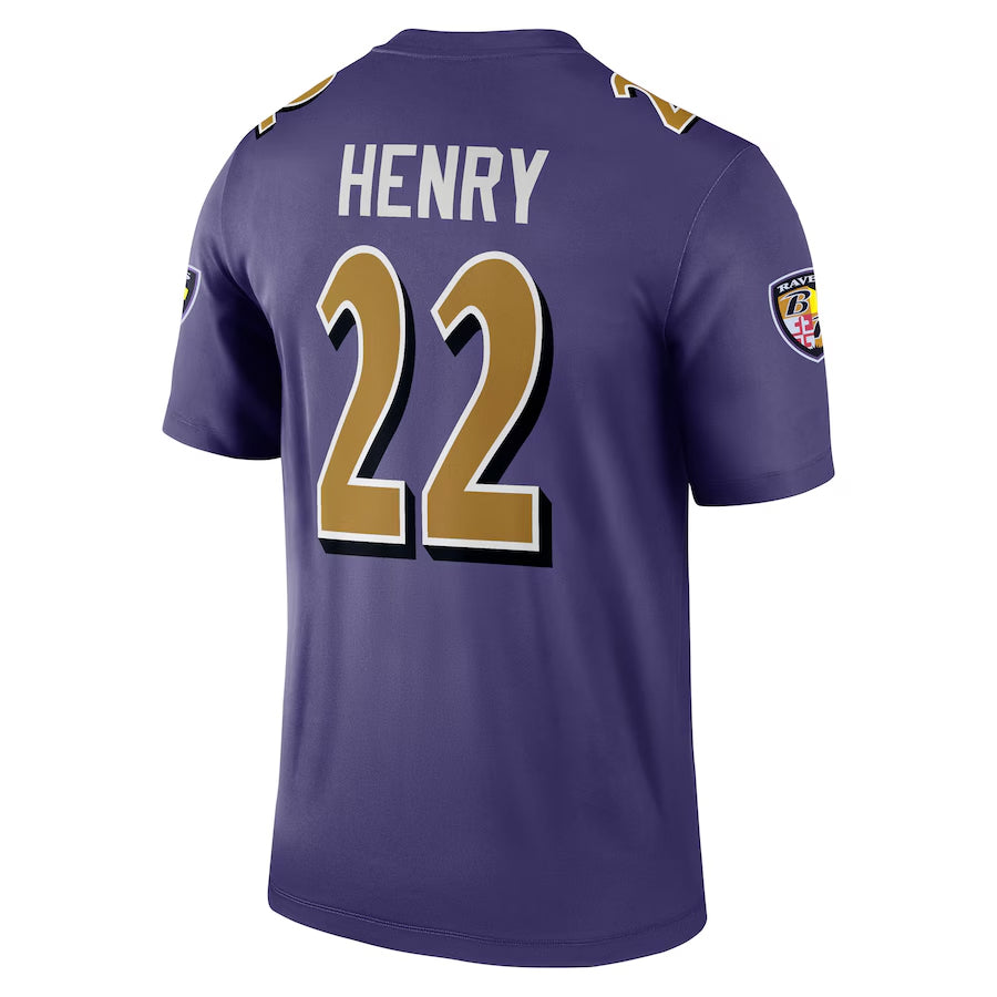 Crovyle B.Ravens #22 Derrick Henry Player Purple Legend Performance Stitched Jerseys