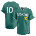 Crovyle B.Red Sox #10 Trevor Story Player Green City Connect Limited Home Game Stitched Jerseys