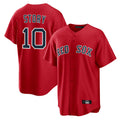 Crovyle B.Red Sox #10 Trevor Story Player Red Home Game Stitched Jerseys