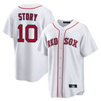 Crovyle B.Red Sox #10 Trevor Story Player White Home Game Stitched Jerseys