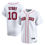Crovyle B.Red Sox #10 Trevor Story Player White Limited Home Game Stitched Jerseys