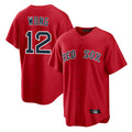 Crovyle B.Red Sox #12 Connor Wong Player Red Home Game Stitched Jerseys