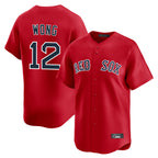 Crovyle B.Red Sox #12 Connor Wong Player Red Limited Home Game Stitched Jerseys
