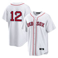 Crovyle B.Red Sox #12 Connor Wong Player White Home Game Stitched Jerseys
