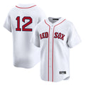 Crovyle B.Red Sox #12 Connor Wong Player White Limited Home Game Stitched Jerseys