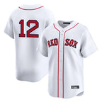 Crovyle B.Red Sox #12 Connor Wong Player White Limited Home Game Stitched Jerseys