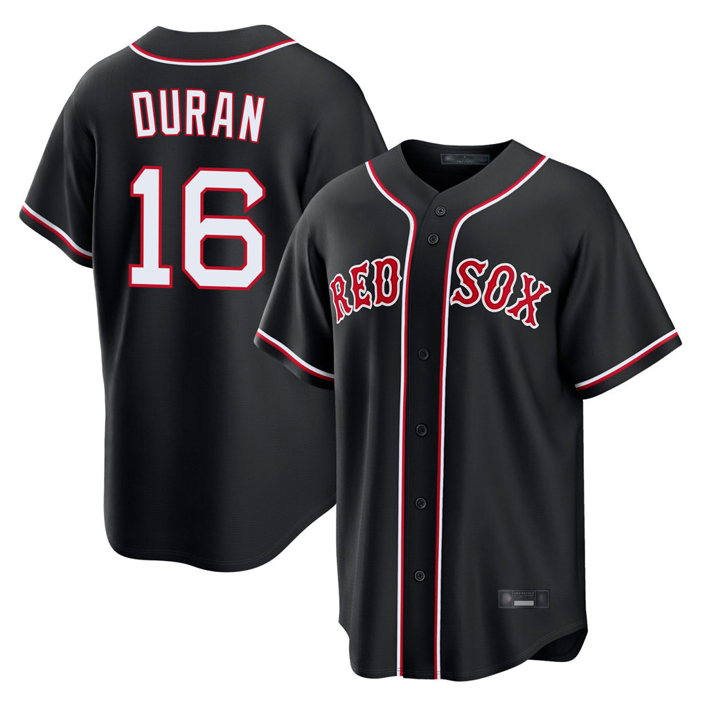 Crovyle B.Red Sox #16 Jarren Duran Player Black Out Home Game Stitched Jerseys