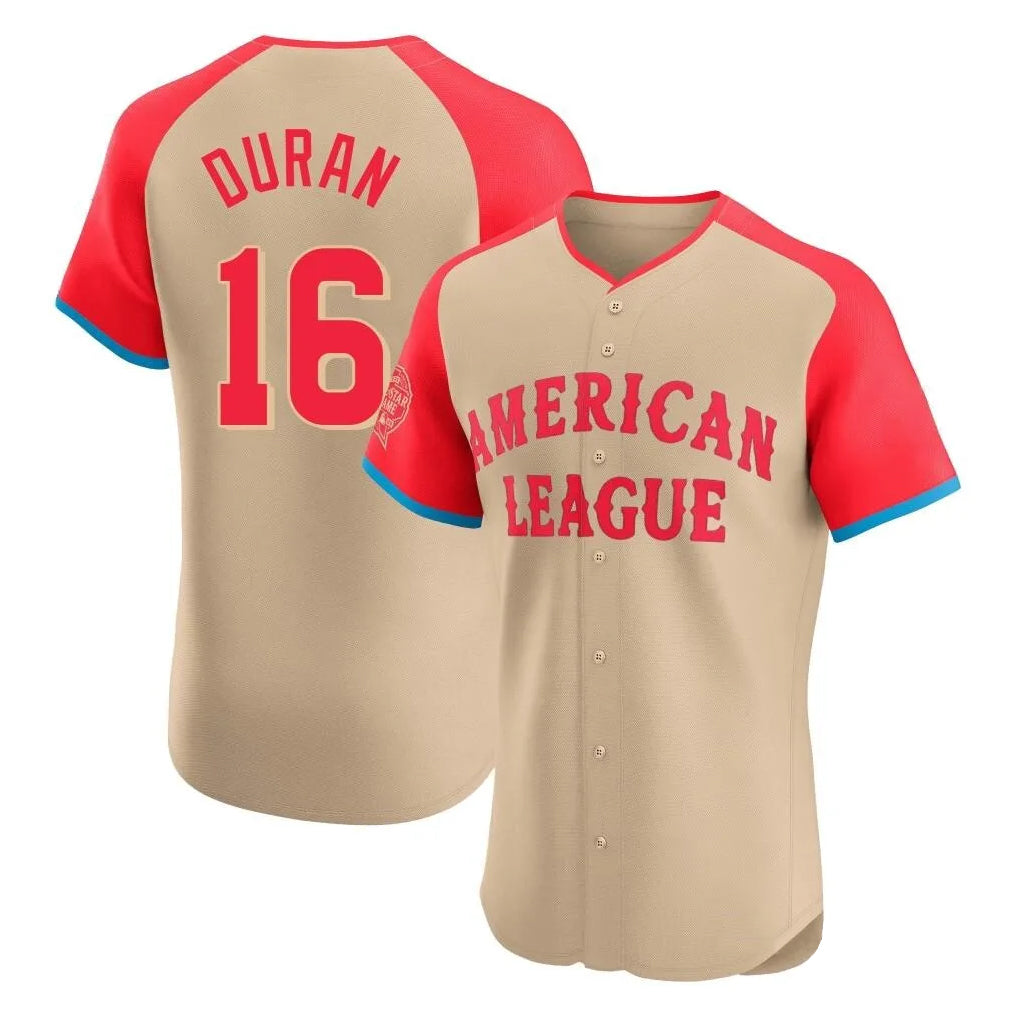 Crovyle B.Red Sox #16 Jarren Duran Player Cream All-Star Short-Sleeved Limited Elite Home Game Stitched Jerseys