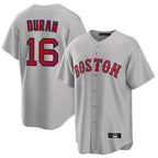 Crovyle B.Red Sox #16 Jarren Duran Player Gray Road Home Game Stitched Jersey