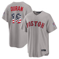 Crovyle B.Red Sox #16 Jarren Duran Player Gray Road USA 250 Fourth of July Home Game Stitched Jerseys