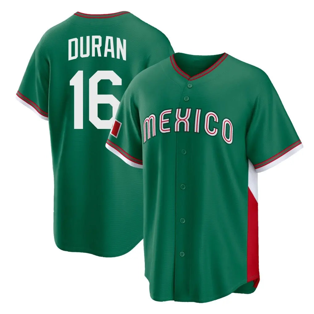 Crovyle B.Red Sox #16 Jarren Duran Player Green Mexico 2026 World Classic Home Game Stitched Jerseys