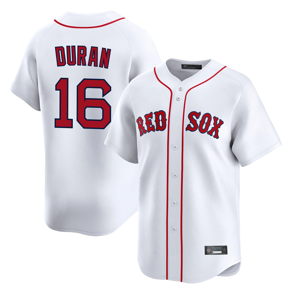 Crovyle B.Red Sox #16 Jarren Duran Player White Limited Home Game Stitched Jersey
