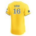Crovyle B.Red Sox #16 Jarren Duran Player Yellow Limited Elite Home Game Stitched Jerseys