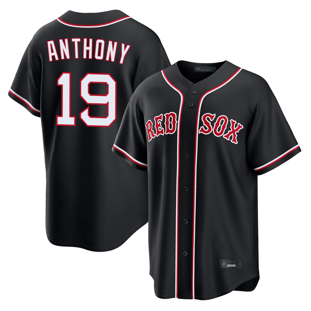 Crovyle B.Red Sox #19 Roman Anthony Player Black Out Home Game Stitched Jerseys