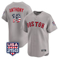 Crovyle B.Red Sox #19 Roman Anthony Player Gray Road USA 250 Fourth of July Limited Home Game Stitched Jerseys