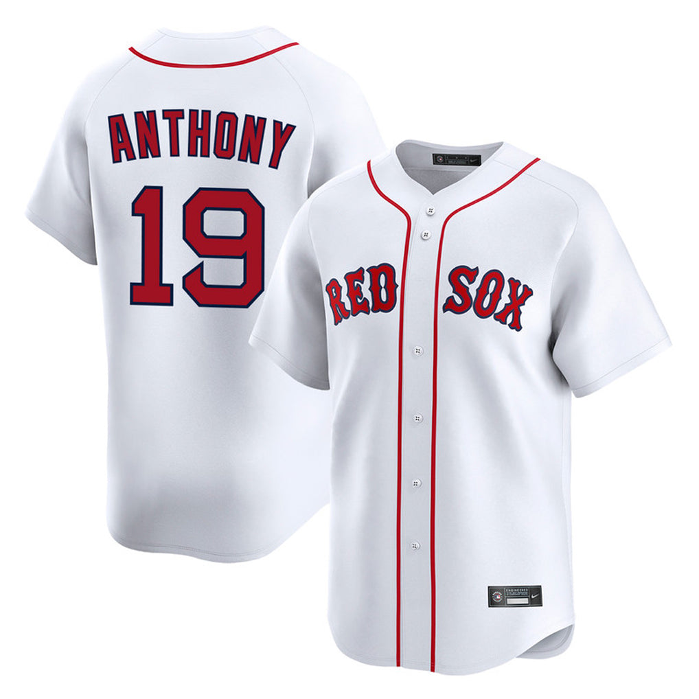 Crovyle B.Red Sox #19 Roman Anthony Player White Limited Home Game Stitched Jerseys