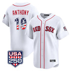 Crovyle B.Red Sox #19 Roman Anthony Player White USA 250 Fourth of July Limited Home Game Stitched Jerseys