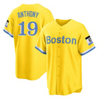 Crovyle B.Red Sox #19 Roman Anthony Player Yellow Home Game Stitched Jerseys
