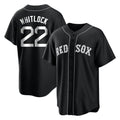 Crovyle B.Red Sox #22 Garrett Whitlock Player Black Home Game Stitched Jerseys