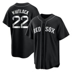 Crovyle B.Red Sox #22 Garrett Whitlock Player Black Home Game Stitched Jerseys
