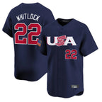 Crovyle B.Red Sox #22 Garrett Whitlock Player Navy USA World Classic Home Game Stitched Jerseys