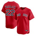 Crovyle B.Red Sox #22 Garrett Whitlock Player Red Limited Home Game Stitched Jerseys