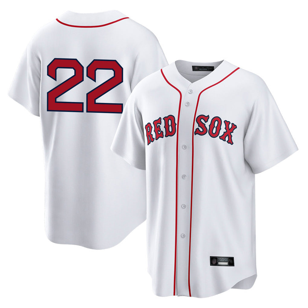 Crovyle B.Red Sox #22 Garrett Whitlock Player White Home Game Stitched Jerseys
