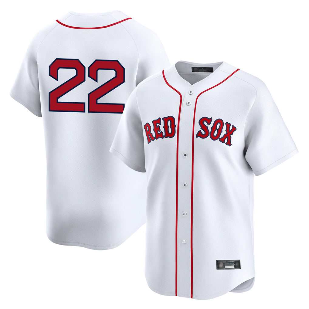 Crovyle B.Red Sox #22 Garrett Whitlock Player White Limited Home Game Stitched Jerseys