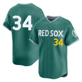 Crovyle B.Red Sox #34 David Ortiz Player Green City Connect Limited Home Game Stitched Jerseys