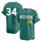 Crovyle B.Red Sox #34 David Ortiz Player Green City Connect Limited Home Game Stitched Jerseys