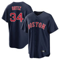 Crovyle B.Red Sox #34 David Ortiz Player Navy Home Game Stitched Jerseys